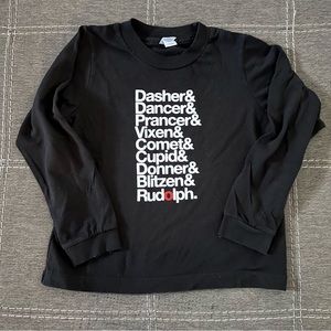 Kids Long Sleeve Reindeer Shirt